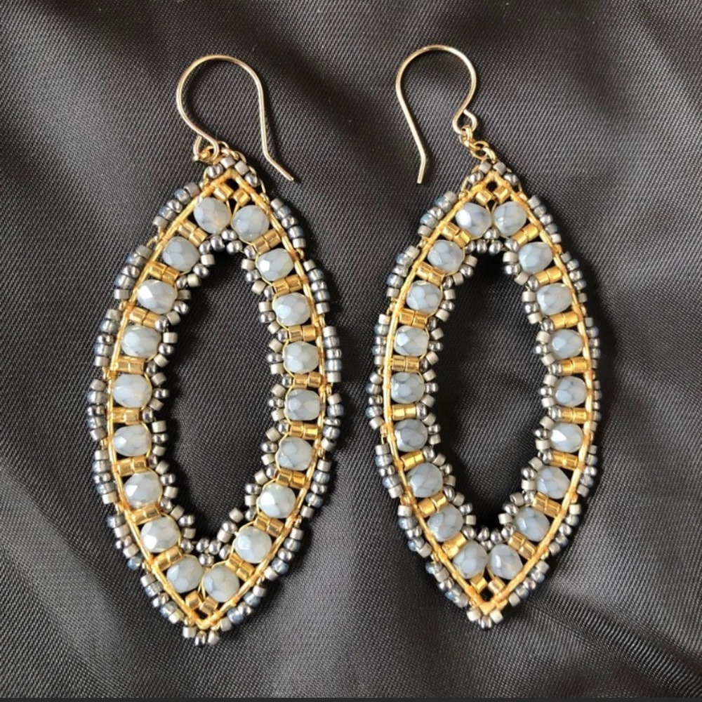Last Drop! EUC Miguel Ases Large Earrings Large!!